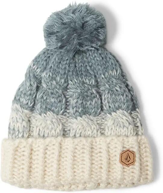 Volcom Snow Gradient Hand Knit Beanie (Ice Green) Caps Cover