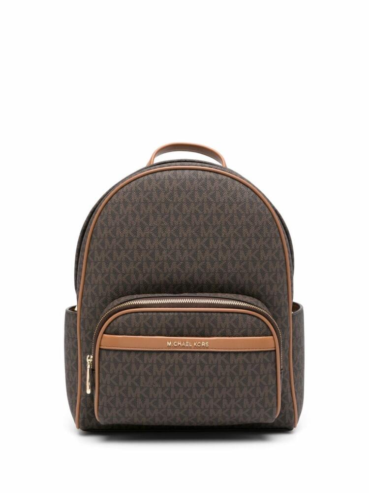 Michael Michael Kors logo-lettering backpack - Brown Cover