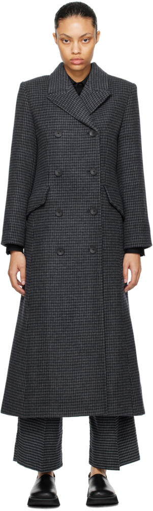 by Malene Birger Black & Gray Gardeniia Coat Cover