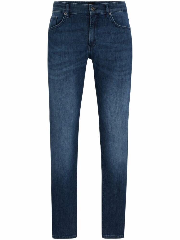 BOSS slim-fit cotton jeans - Blue Cover