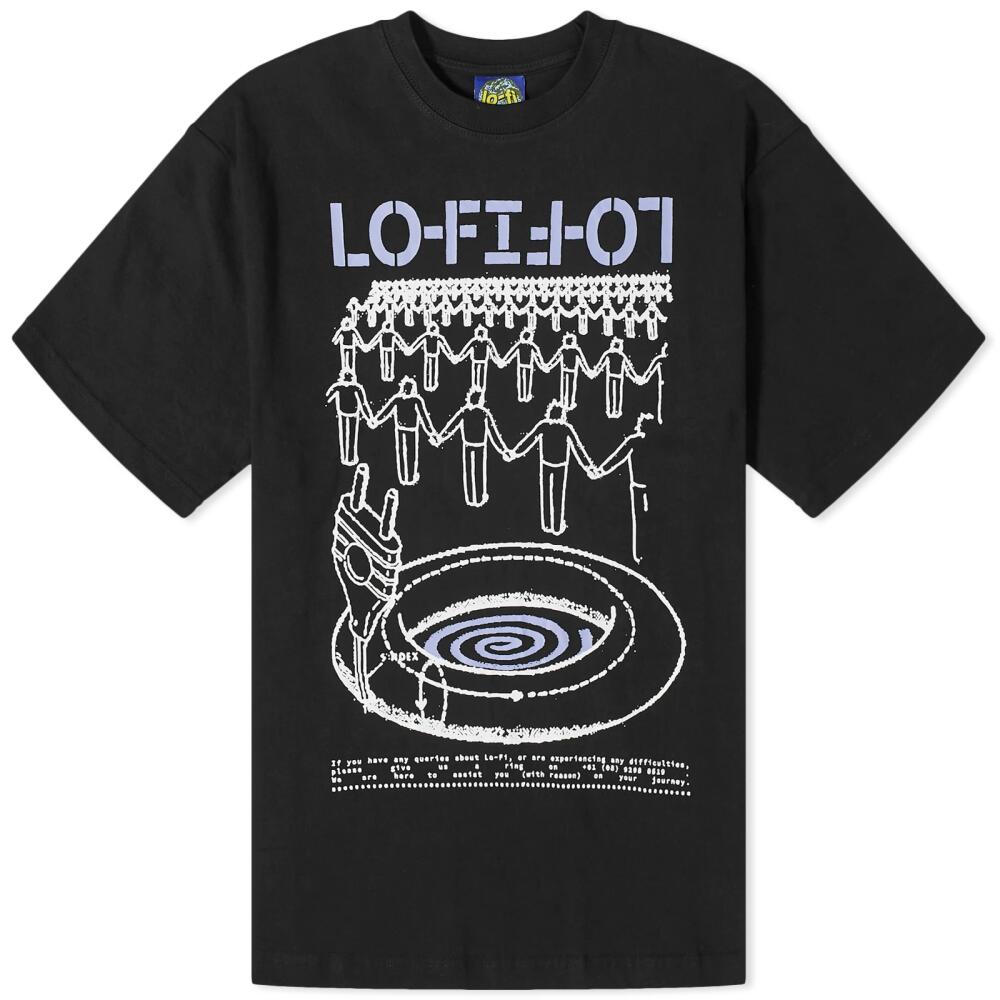 Lo-Fi Men's Leader T-Shirt in Black Cover