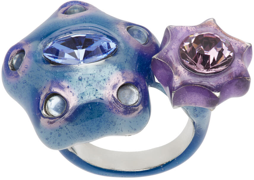 Collina Strada Blue & Purple Starlet Ring Cover