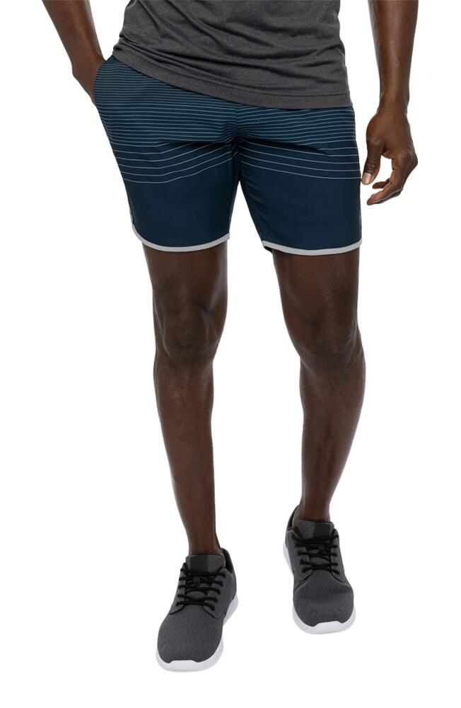 TravisMathew Go Time 3.0 Stretch Performance Shorts in Blue Nights Cover