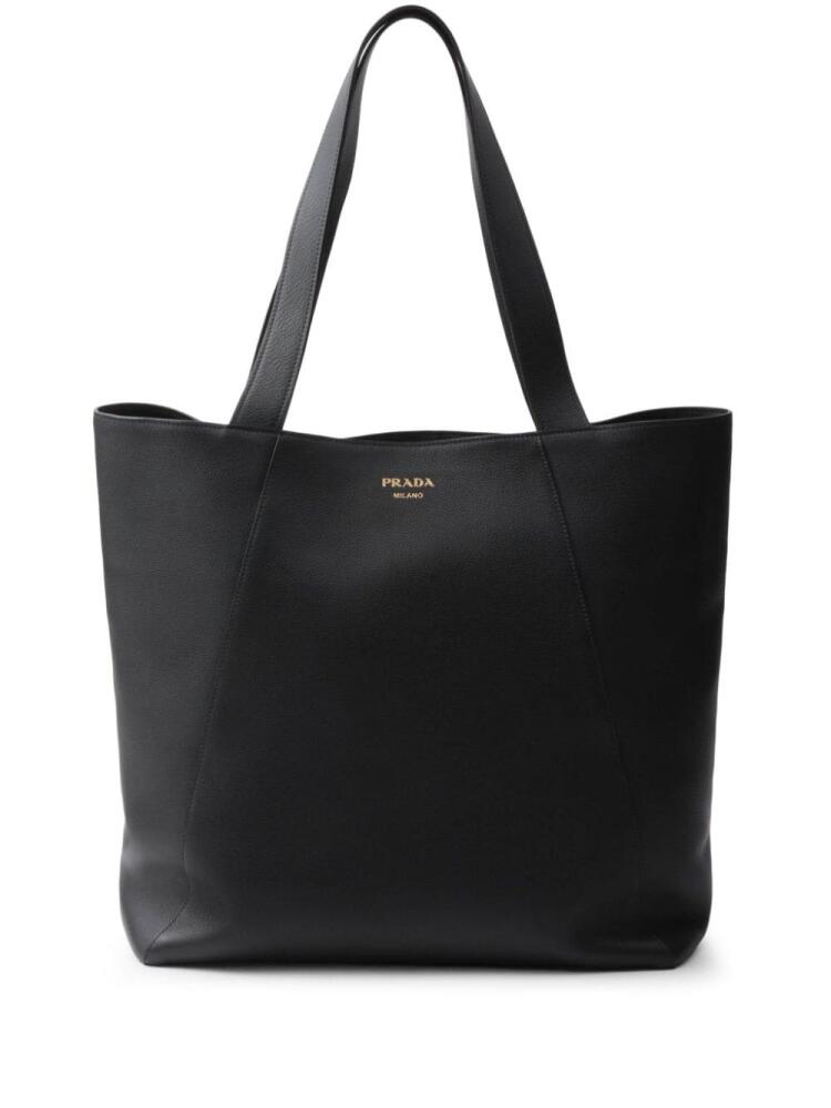 Prada leather tote bag - Black Cover