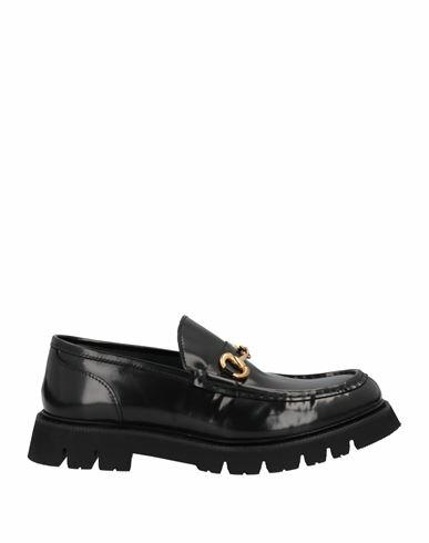 Seboy's Man Loafers Black Soft Leather Cover