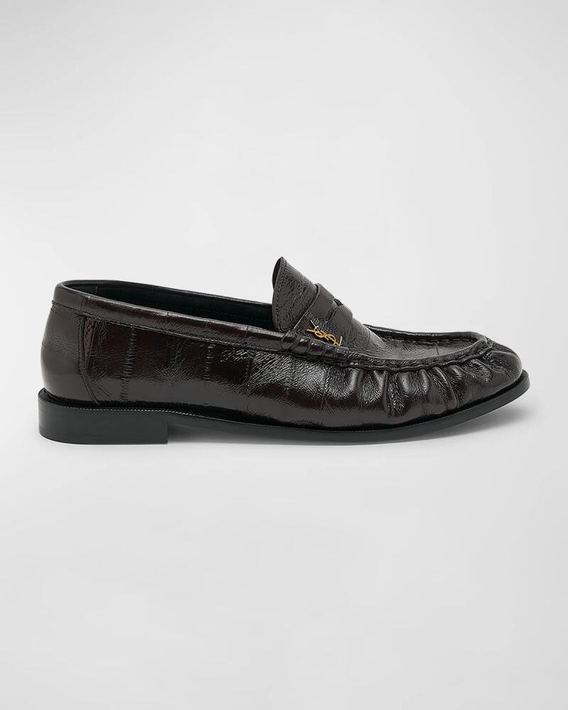 Saint Laurent Le Leather YSL Penny Loafers Cover