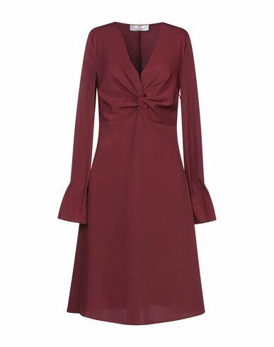 Mr Massimo Rebecchi Woman Midi dress Burgundy Polyester, Elastane Cover