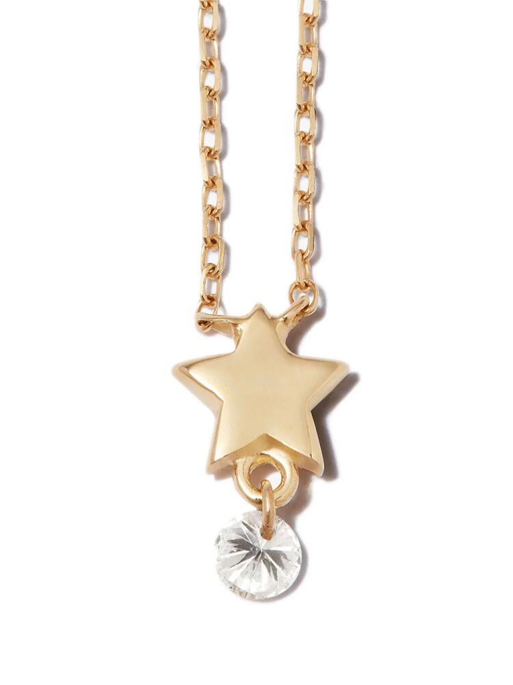 Persée 18kt yellow gold Star diamond necklace Cover