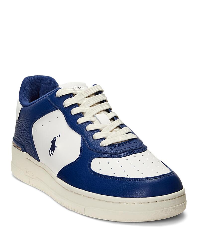 Polo Ralph Lauren Men's Masters Court Leather Sneakers Cover