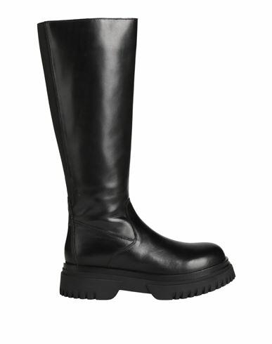 Emanuélle Vee Woman Boot Black Leather Cover