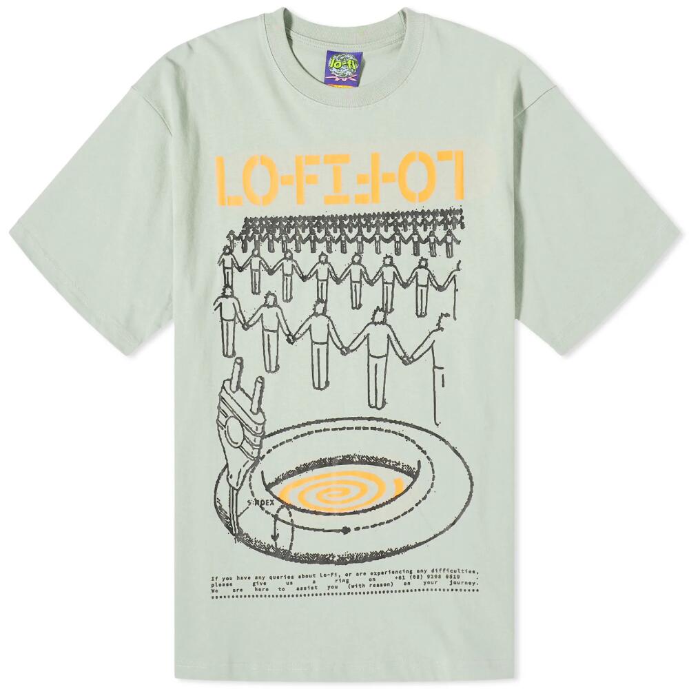 Lo-Fi Men's Leader T-Shirt in Ice Cover