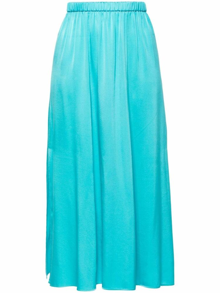 Forte Forte satin silk midi skirt - Blue Cover