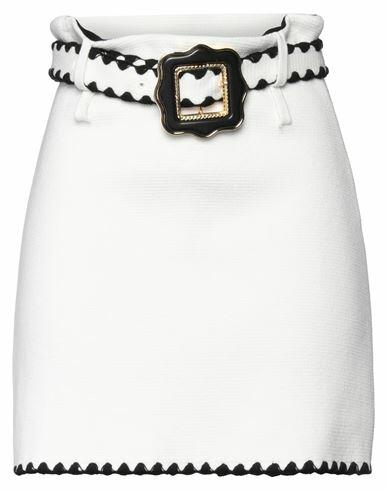 Cormio Woman Mini skirt White Cotton Cover