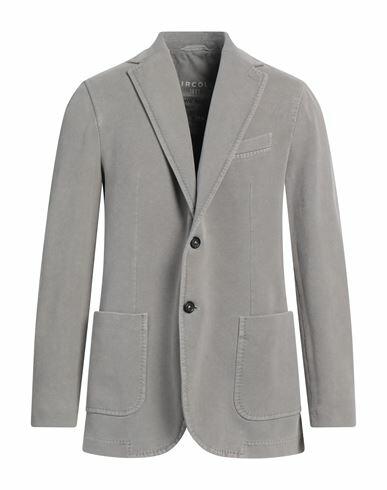 Circolo 1901 Man Blazer Light grey Cotton, Elastane Cover