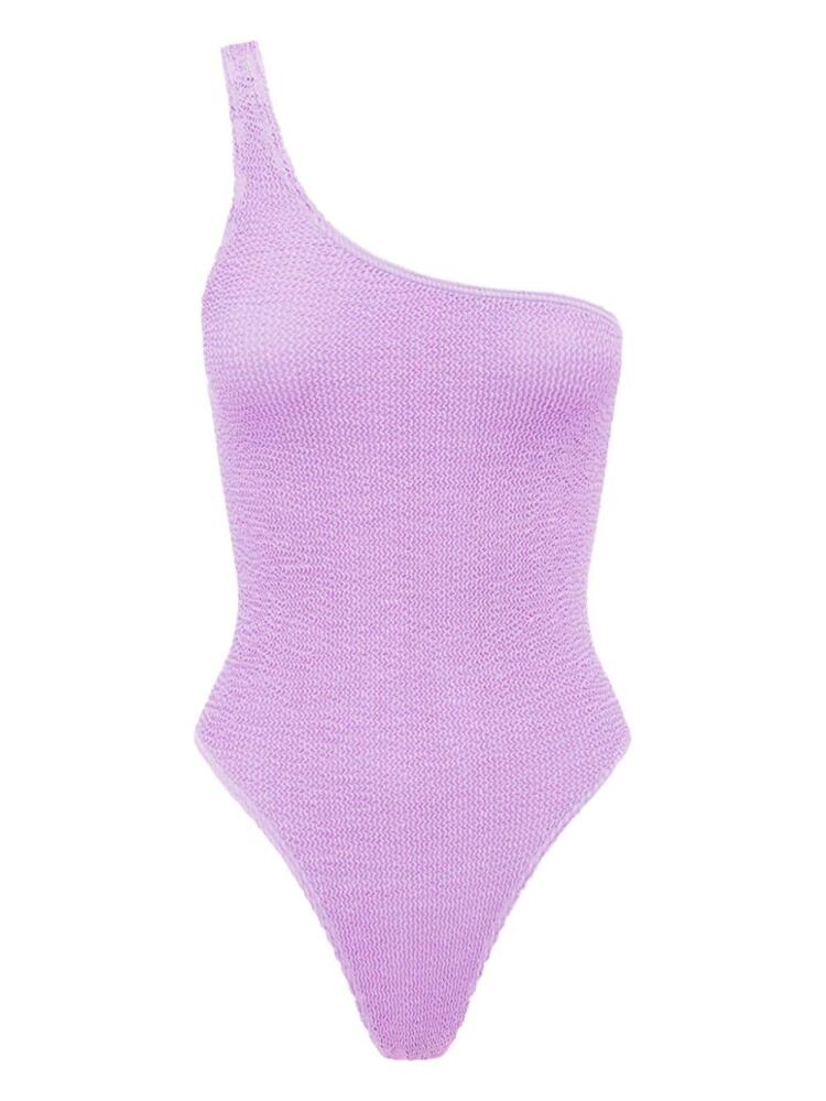 Bond-eye Oscar one-shoulder swimsuit - Purple Cover