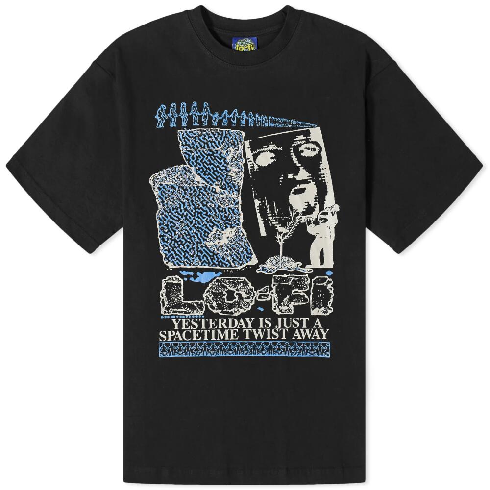 Lo-Fi Men's Yesterday T-Shirt in Black Cover