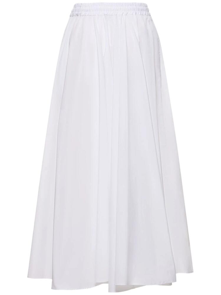 ASPESI Cotton Poplin Midi Skirt Cover