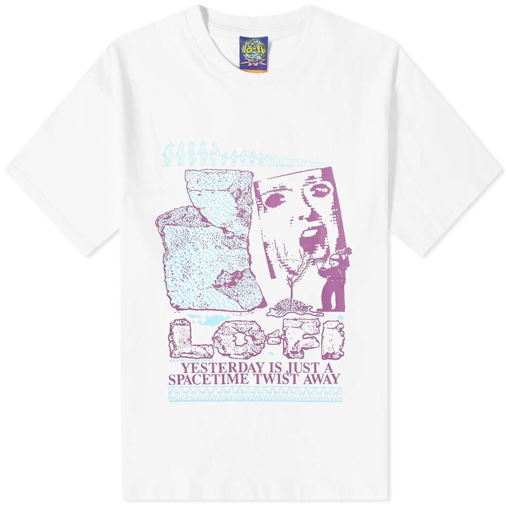 Lo-Fi Men's Yesterday T-Shirt in White Cover