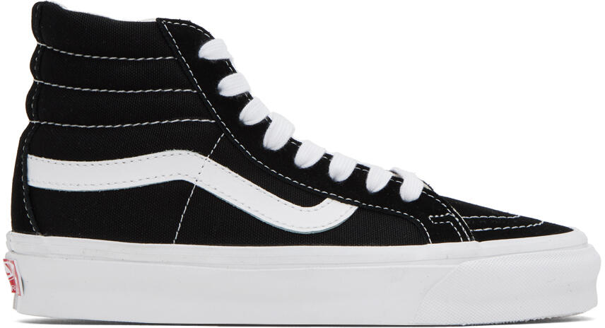 Vans Black OG Sk8-Hi LX Sneakers Cover