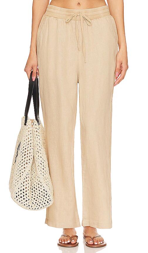 Michael Stars Nolan Pull On Pant in Tan Cover