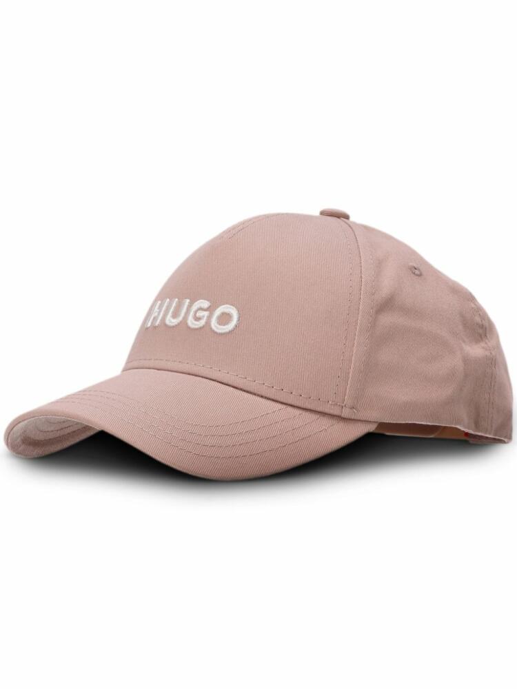 HUGO logo-embroidered baseball cap - Pink Cover