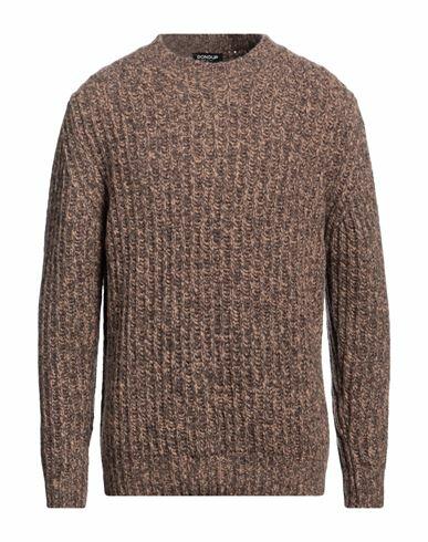 Dondup Man Sweater Light brown Wool, Cashmere, Polyamide Cover