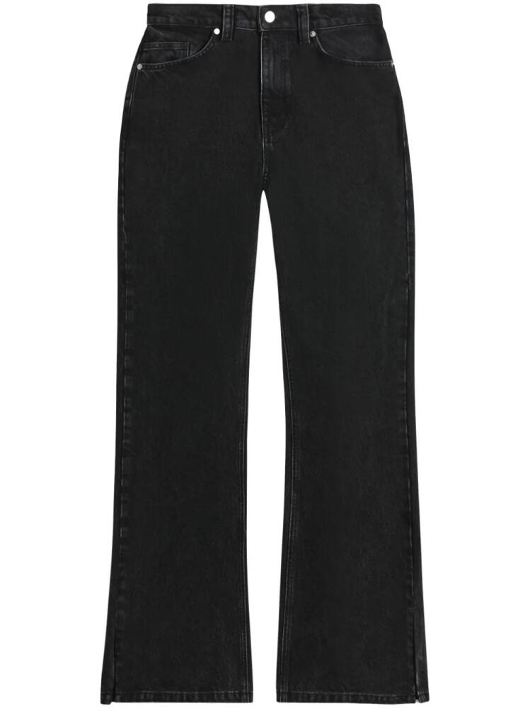 Axel Arigato Ryder mid-rise flared jeans - Black Cover