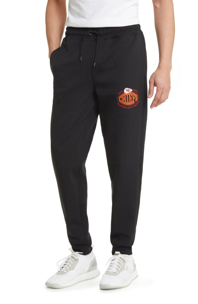 BOSS x NFL Cotton Blend Joggers in Kansas City Chiefs Black Cover