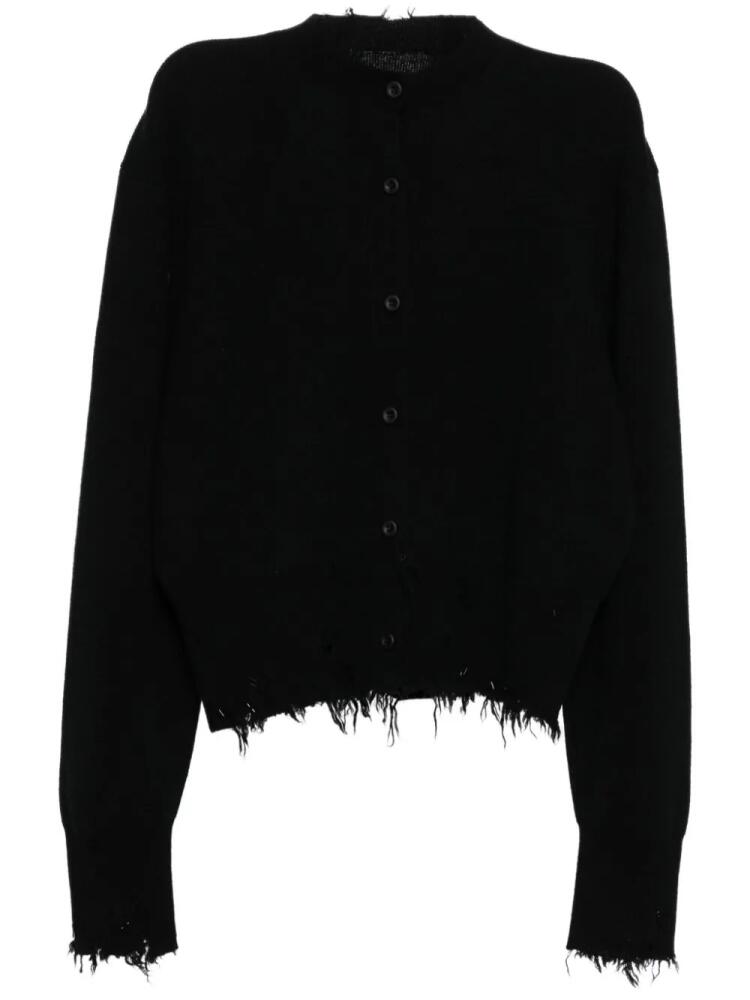 JNBY distressed button-up cardigan - Black Cover