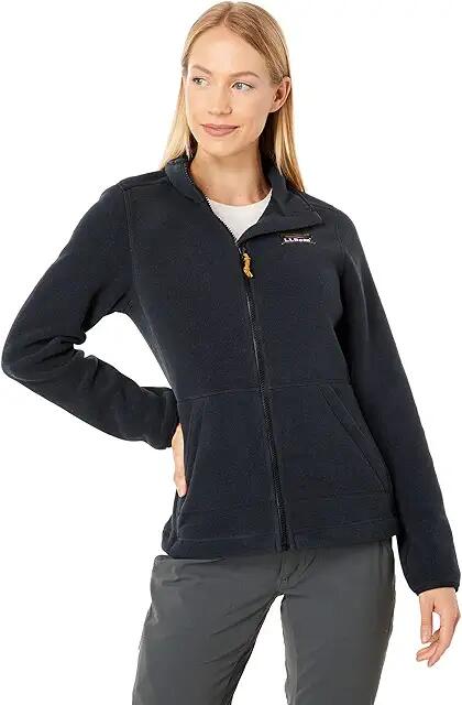 L.L.Bean Mountain Classic Fleece Jacket (Black) Women's Clothing Cover