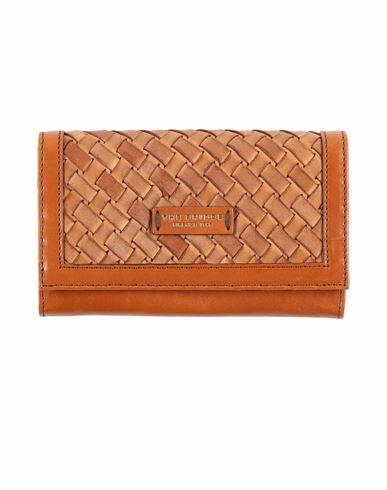 The Bridge Woman Wallet Tan Leather Cover