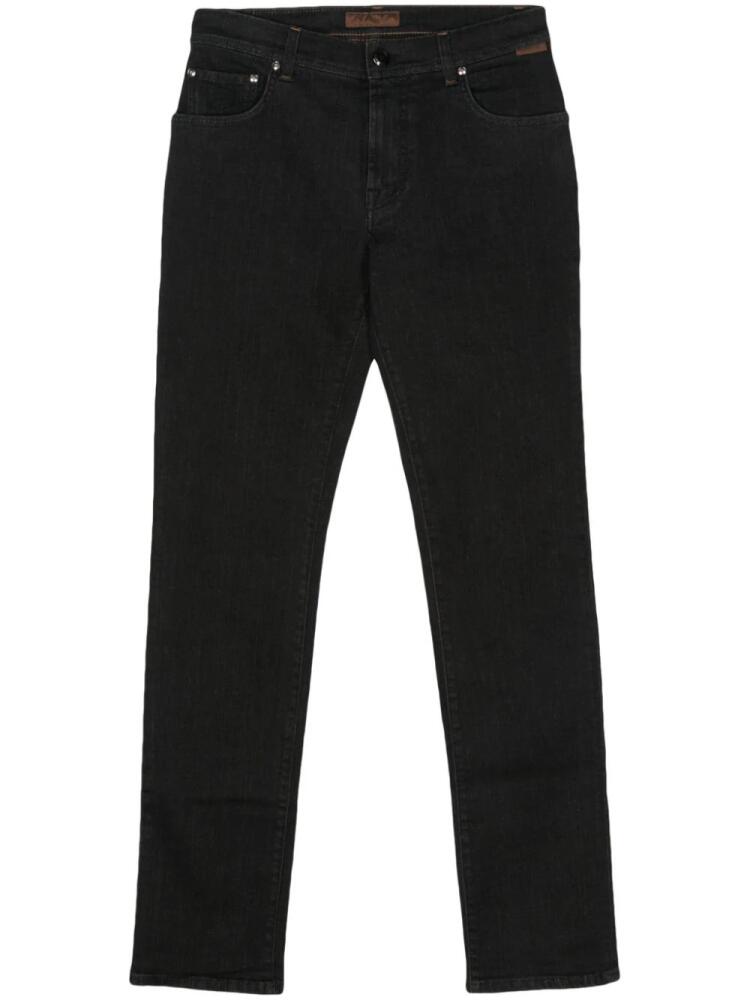 Corneliani straight-leg jeans - Black Cover