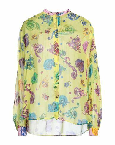 Versace Jeans Couture Woman Shirt Yellow Viscose Cover