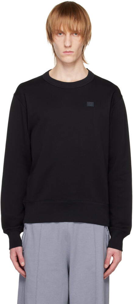 Acne Studios Black Patch Sweatshirt Cover