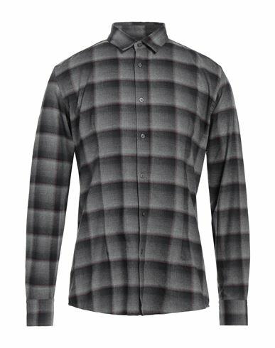 Grey Daniele Alessandrini Man Shirt Lead Size 15 ½ Cotton Cover