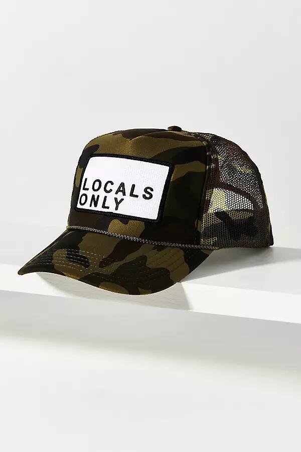 Friday Feelin Locals Only Trucker Hat Cover