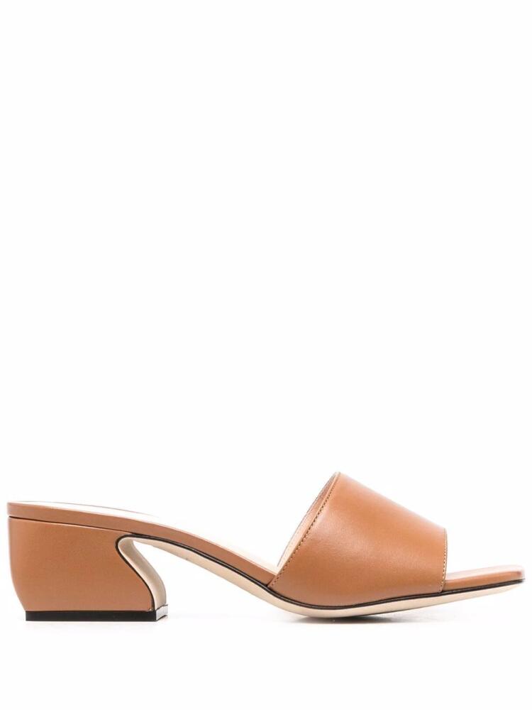 Si Rossi low-heel mules - Brown Cover