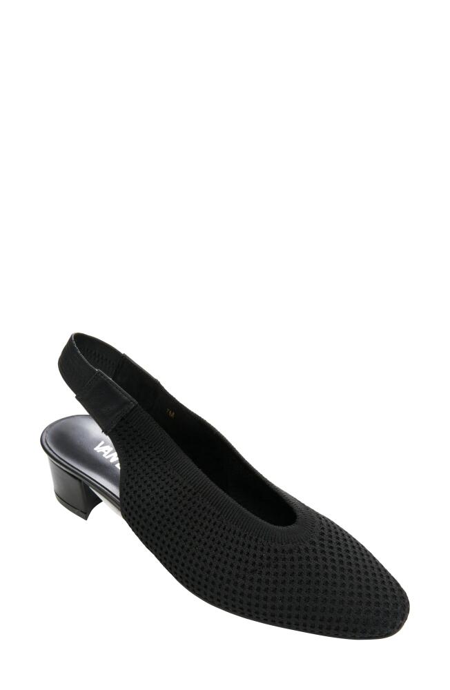 VANELi Abira Stretch Knit Slingback Pump in Black Cover