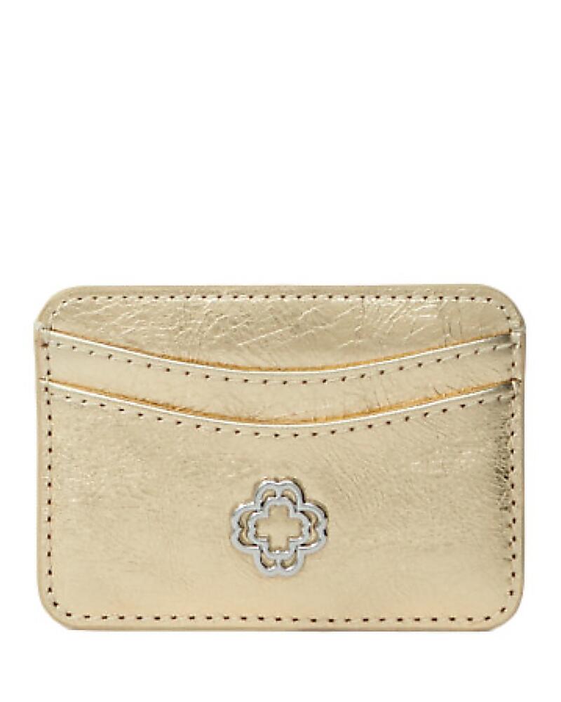 Maje Sima Metallic Leather Card Holder Cover