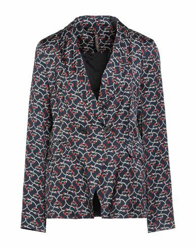 Manila Grace Woman Blazer Midnight blue Viscose Cover