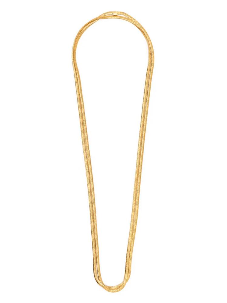 Sylvia Toledano Snake chain wraparound necklace - Gold Cover