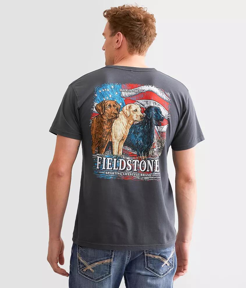 Fieldstone USA Flag Labs T-Shirt Cover