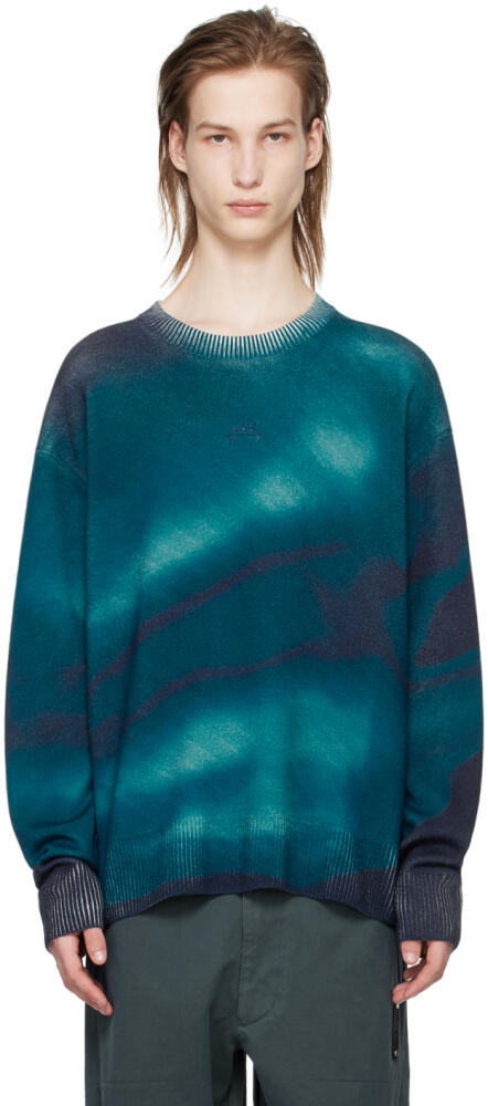 A-COLD-WALL* Navy Gradient Sweater Cover