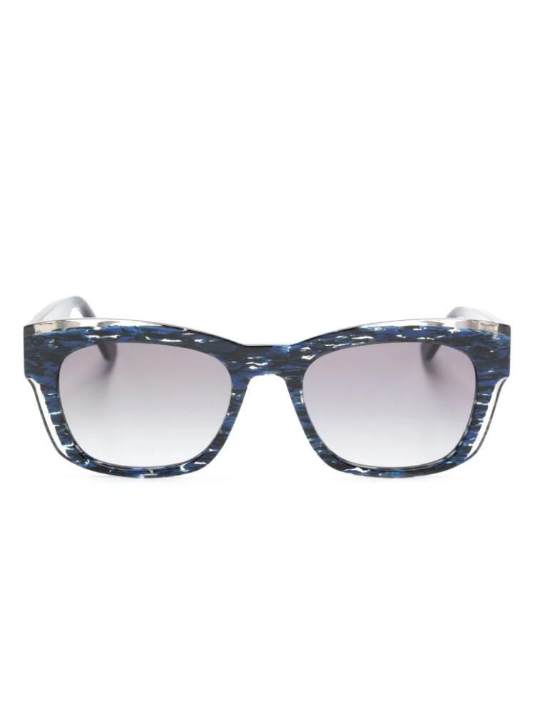 Face À Face Shiro 1 square-frame sunglasses - Blue Cover