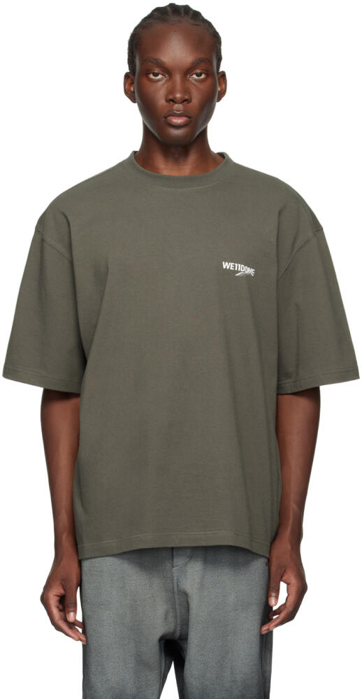 We11done Gray Wave Logo T-Shirt Cover