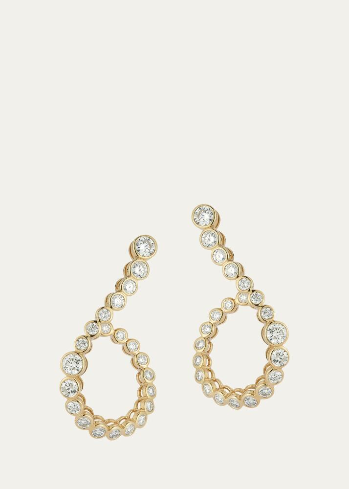 ONDYN Halo Hoop Earrings with Diamonds Cover