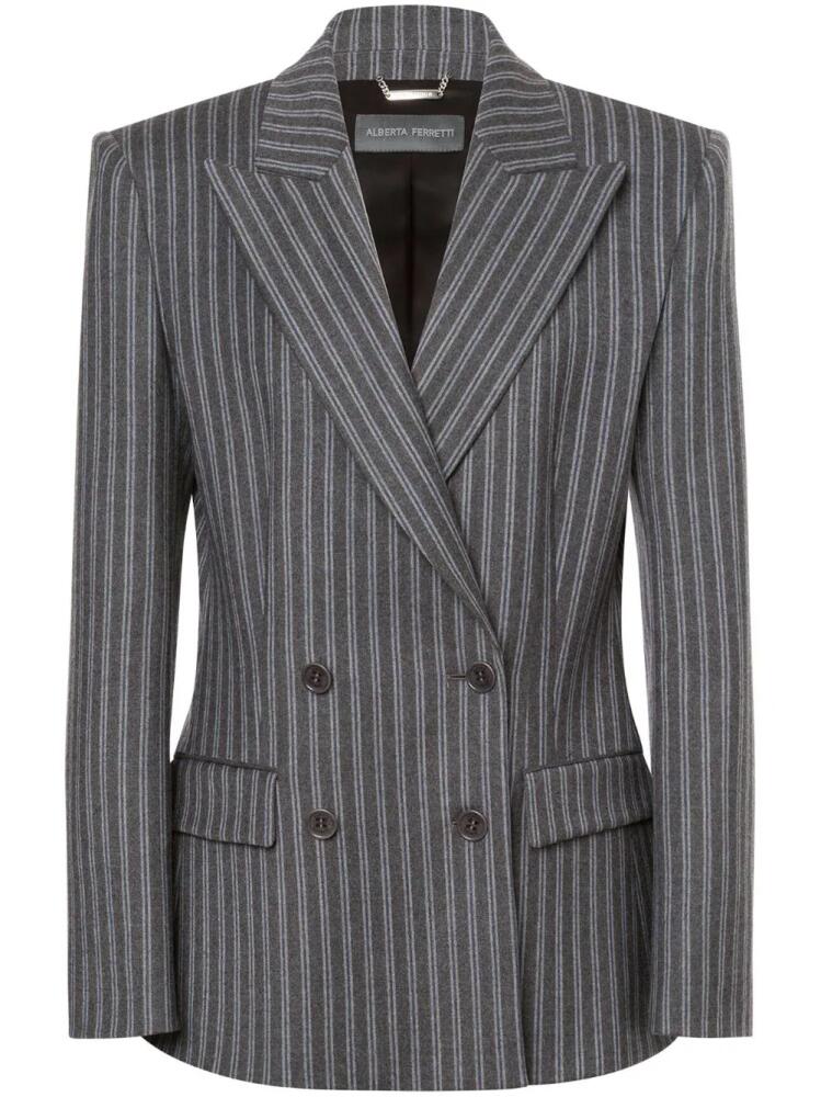 Alberta Ferretti peak-lapels double-breasted blazer - Grey Cover