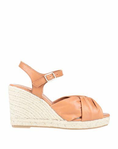 Kanna Woman Espadrilles Tan Soft Leather Cover