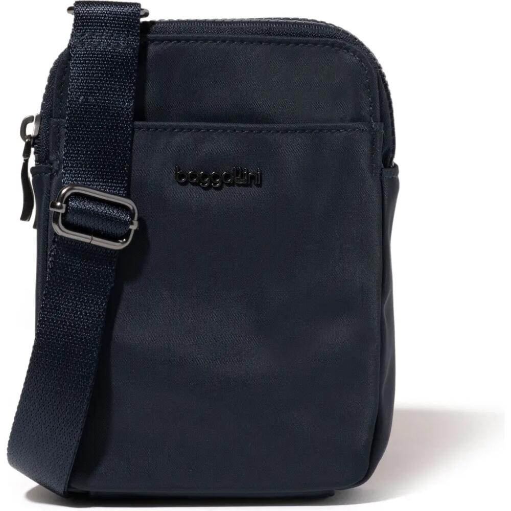 BAGGALLINI Modern Take Two RFID Crossbody Bag in French Navy Twill Cover