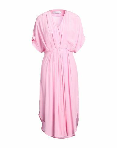 Emma & Gaia Woman Midi dress Pink Viscose Cover